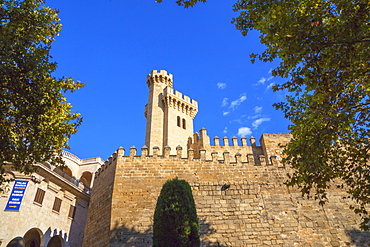 Almudaina Palace Walls, Palma de Mallorca, Mallorca (Majorca), Balearic Islands, Spain, Europe