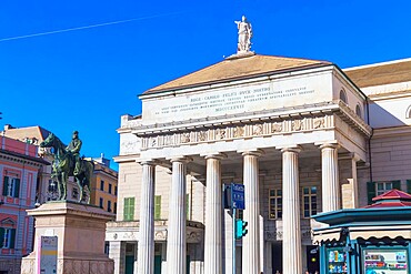 Carlo Felice Theater, Genoa, Liguria, Italy, Europe