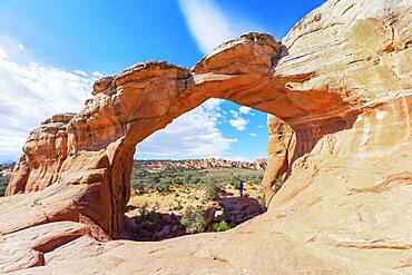 Broken Arch, Arches National Park, Moab, Utah, United States of America, North America