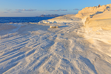 Rock formations, Sarakiniko, Milos Island, Cyclades Islands, Greek Islands, Greece, Europe