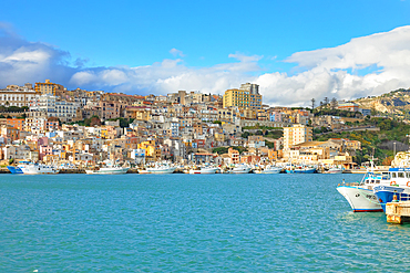 Sciacca harbour, Sciacca, Agrigento district, Sicily, Italy, Mediterranean, Europe