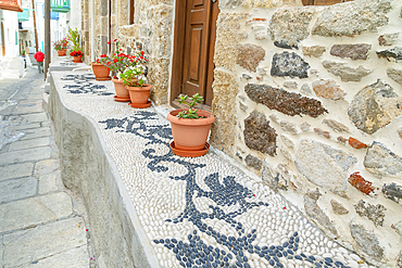 Old town, Mandraki, Nisyros Island, Dodecanese Islands, Greece