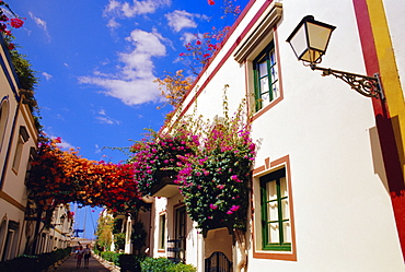 Little Venice alleys, Puerto de Mogon, Gran Canaria, Canary Islands, Spain, Europe