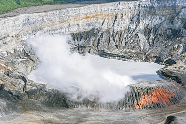 Poas volcano, Poas National Park, Costa Rica, Central America