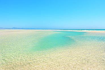 Sotavento Beach, Fuerteventura, Jandia, Canary Islands, Spain