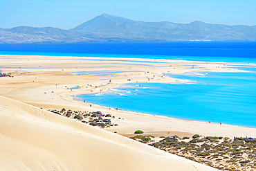Sotavento Beach, Fuerteventura, Jandia, Canary Islands, Spain