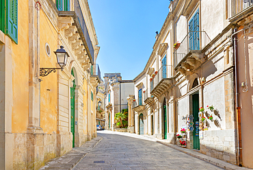 Historic town, Ragusa Ibla, Ragusa province, Sicily, Italy