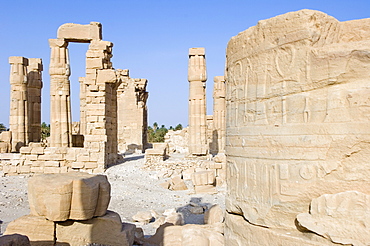 The temple of Soleb built during the reign of Amenophis III, Soleb, Nubia, Sudan, Africa