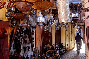 The souks in the Medina, Marrakesh, Morocco, North Africa, Africa