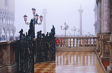 Winter, St. Marks Square, Venice, Veneto, Italy 