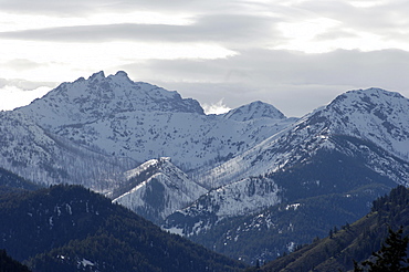 Mount Gardner, Winthrop area, North Cascades Range, Washington State, United States of America, North America