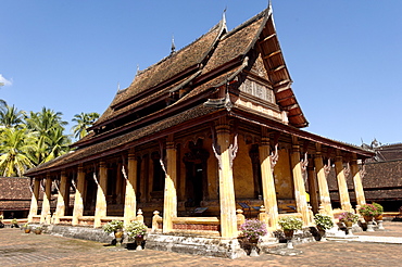 Wat Sisaket, built on the orders of the last king of Vientiane between 1819 and 1824, Vientiane, Laos, Indochina, Southeast Asia, Asia
