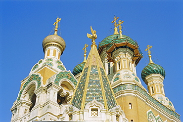 Russian Orthodox Cathedral, Nice, Cote d'Azur, Provence, France