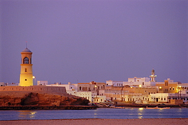 Al-Ayjah lighthouse, Sour, Oman, Middle East