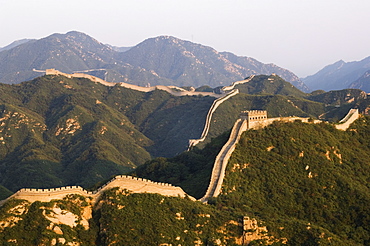 Great Wall of China at Badaling, first built during the Ming dynasty between 1368 and 1644, restored in the 1980s, UNESCO World Heritage Site, near Beijing, Hebei Province, China, Asia