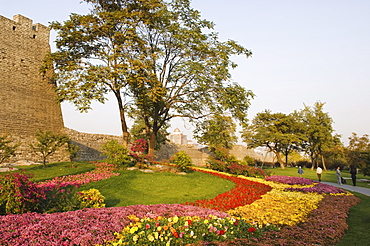 Ming Dynasty city wall ruins, Beijing, China, Asia