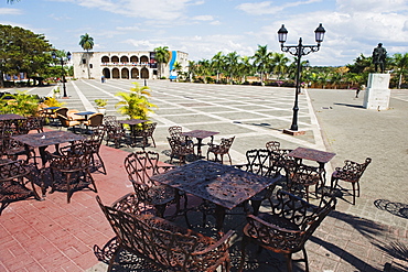 Virreinal Palace of Diego Colon, Plaza Espana, Zona Colonial (Colonial District), UNESCO World Heritage Site, Santo Domingo, Dominican Republic, West Indies, Caribbean, Centarl America