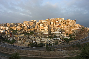 Evening light over old city, Tripoli, Lebanon, Middle East