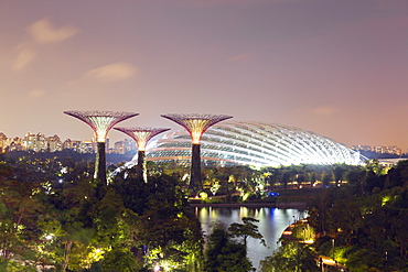 Gardens by the Bay Cloud Forest Botanic Garden, Singapore, Southeast Asia, Asia