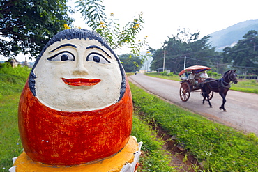 Temple decoration, Nget Pyaw Taw Pagoda, Pindaya, Myanmar (Burma), Asia