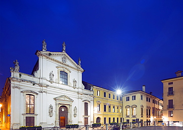 Santa Maria Church, Piazza Signori, Vicenza, UNESCO World Heritage Site, Veneto, Italy, Europe