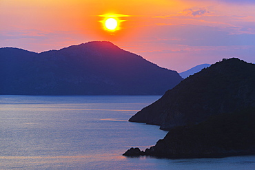 Belcekiz beach, Oludeniz near Fethiye, Aegean Turquoise Coast, Anatolia, Turkey, Asia Minor, Eurasia