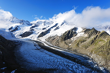 Gletscher glacier above Grindelwald, Interlaken, Bernese Oberland, Switzerland, Europe