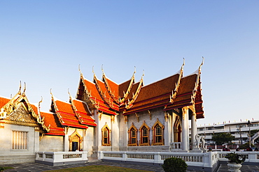 The Marble Temple (Wat Benchamabophit), Bangkok, Thailand, Southeast Asia, Asia