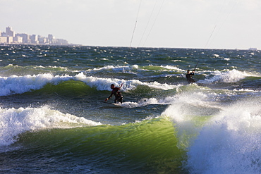 Kite surfing, Cape Town, Western Cape, South Africa, Africa