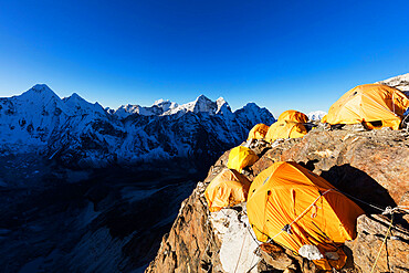 Camp 2 on Ama Dablam, Sagarmatha National Park, UNESCO World Heritage Site, Khumbu Valley, Nepal, Himalayas, Asia