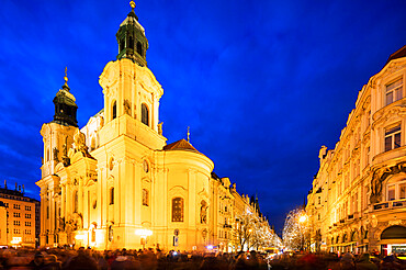 Church of Saint Nicholas, Old Town Square, UNESCO World Heritage Site, Prague, Czech Republic, Europe