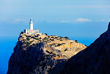 Cap Formentor lighthouse, Majorca, Balearic Islands, Spain, Mediterranean, Europe