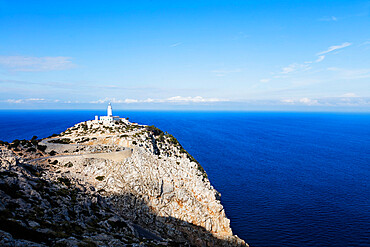 Cap Formentor lighthouse, Majorca, Balearic Islands, Spain, Mediterranean, Europe