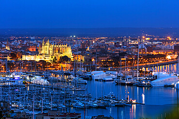 La Seu Cathedral, Palma de Mallorca, Majorca, Balearic Islands, Spain, Mediterranean, Europe