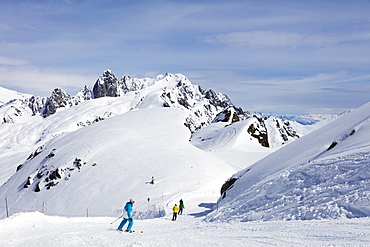 Brevant ski area, Chamonix, Haute Savoie, Rhone Alpes, French Alps, France, Europe