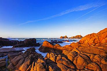 Corbiere Point Lighthouse, Jersey, Channel Islands, United Kingdom, Europe