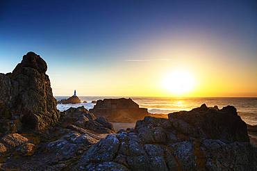 Corbiere Point Lighthouse, Jersey, Channel Islands, United Kingdom, Europe