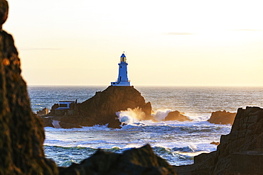 Corbiere Point Lighthouse, Jersey, Channel Islands, United Kingdom, Europe