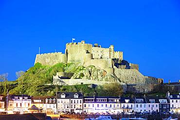 Mont Orgueil Castle (Gorey Castle), Gorey, Jersey, Channel Islands, United Kingdom, Europe