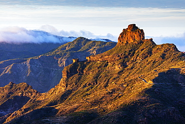 Roque Bentayga, Gran Canaria, Canary Islands, Spain, Atlantic, Europe