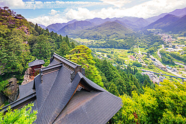 Risshaku-ji Yamadera Temple, Yamagata prefecture, Honshu, Japan, Asia