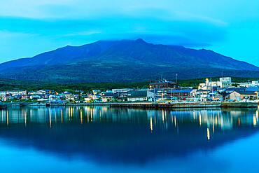 Rishiri island, Rishiri town harbour, Hokkaido, Japan, Asia