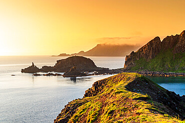 Coastal scenery, Rebun island, Hokkaido, Japan, Asia