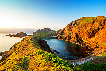 Coastal scenery, Rebun island, Hokkaido, Japan, Asia