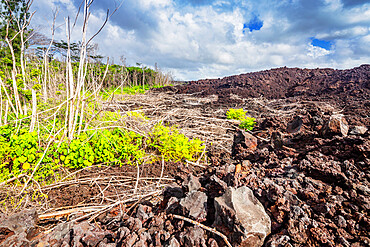 Lava flow, Big Island, Hawaii, United States of America, North America