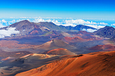 Haleakala National Park, volcanic landscape, Maui Island, Hawaii, United States of America, North America