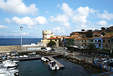 Giglio port, Tuscany, Italy, Europe