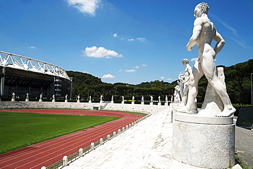 The Runner, Stadio dei Marmi, Rome, Lazio, Italy, Europe