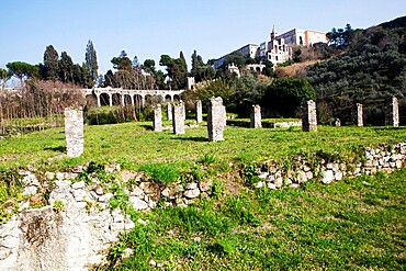 View of old Tivoli, Lazio, Italy, Europe