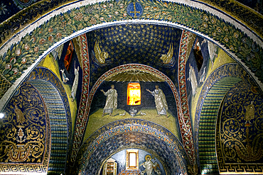 Mausoleum of Galla Placidia, UNESCO World Heritage Site, Ravenna, Emilia-Romagna, Italy, Europe